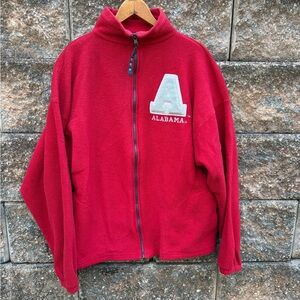 Vintage 90s Alabama Zip-Up Fleece Jacket